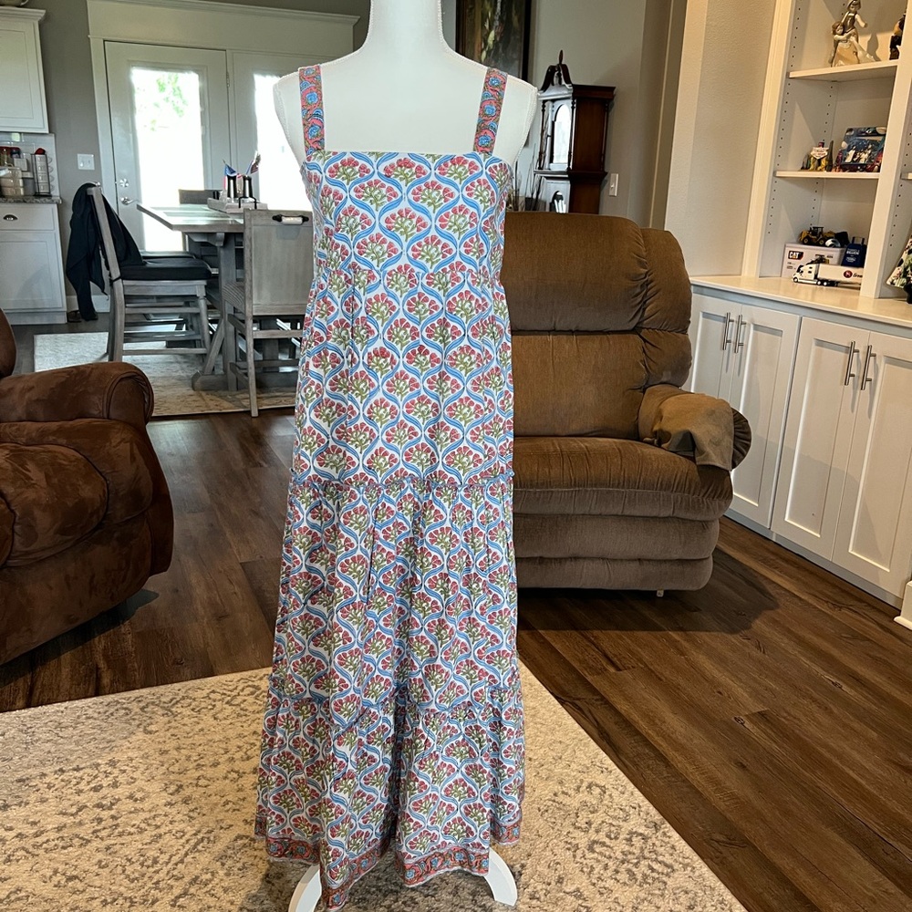 Floral Sleeveless Maxi Dress